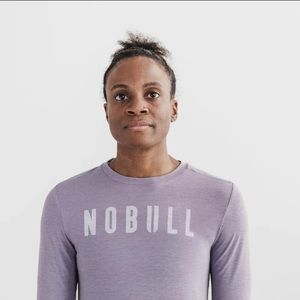 Nobull lavender long sleeve T-shirt Small